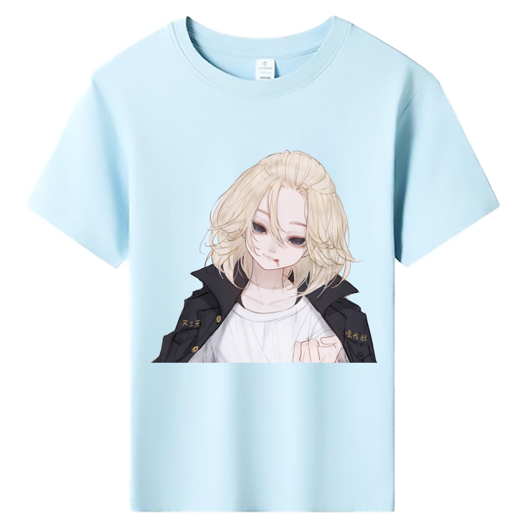（画像用） 東京リベンジャーズ Tokyo Revengers 綿100％キッズTシャツ（フロントプリント）